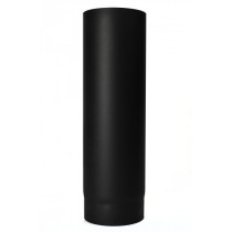 KACHELPIJP 1000mm ø130mm ZWART